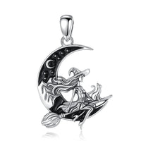Norse Witch Volva 925 Sterling Silver Necklace