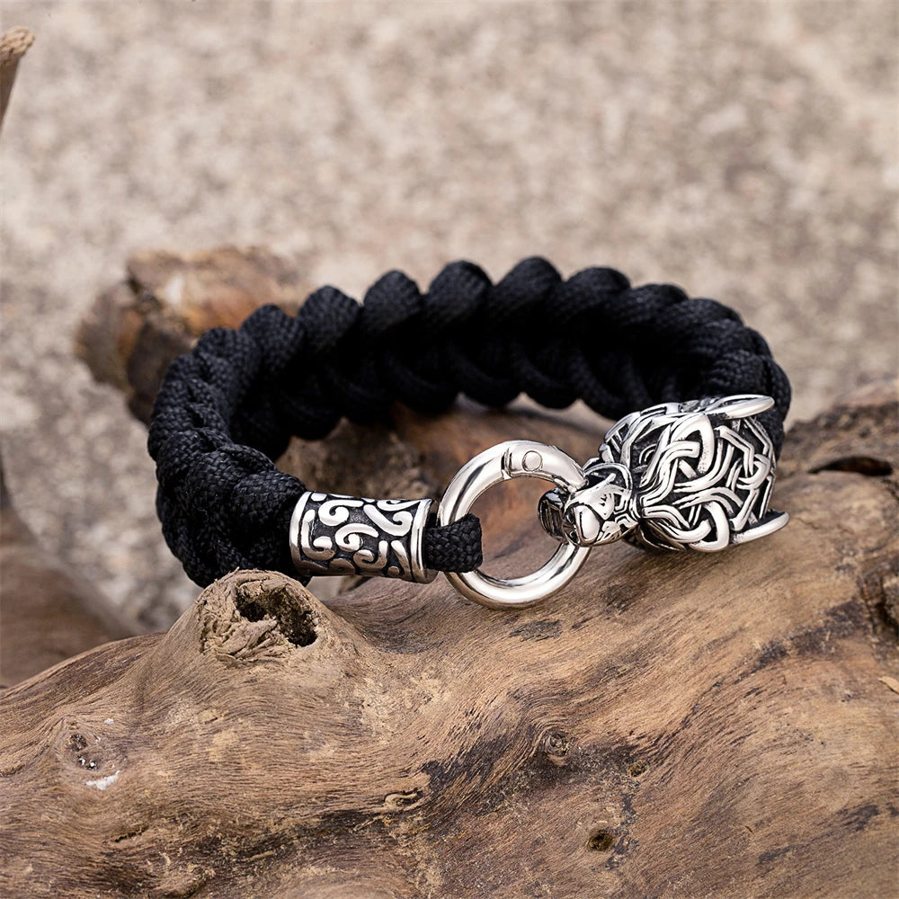 Odin Wolves Paracord Bracelet