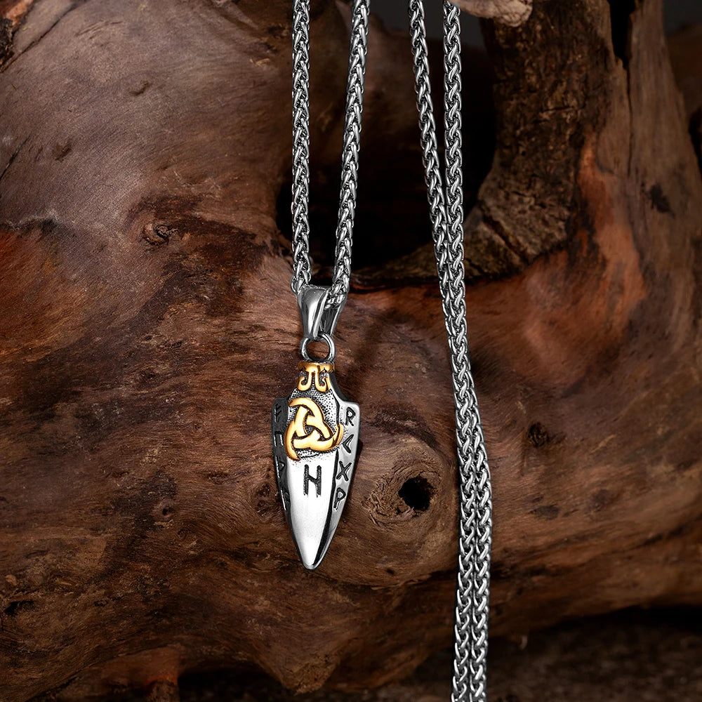 Odin's Spear Gungnir Steel Necklace
