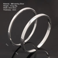Pure Silver 999 Fine Silver Bracelet