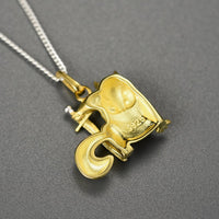 Ratatoskr, the Squirrel in Yggdrasil 925 Sterling Silver Necklace