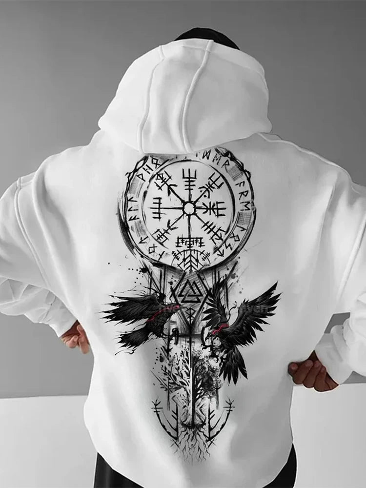 Ravens and Vegvisir Hoodie