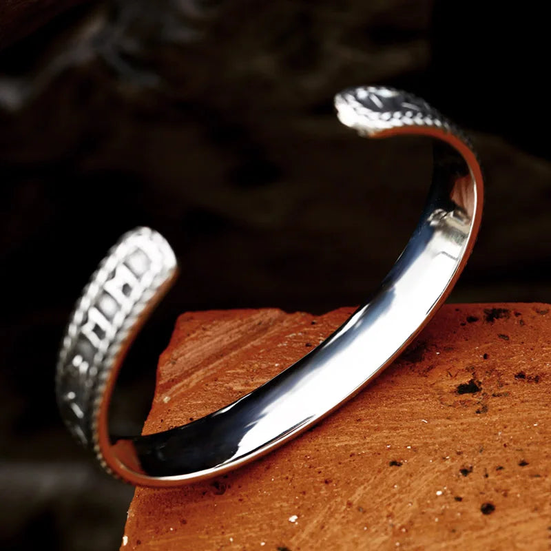 Runic Arm Ring in Stainless Steel