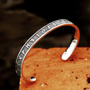 Runic Arm Ring in Stainless Steel