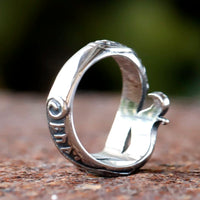 Runic Jormungandr Steel Ring