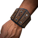 Runic Wristband Leather Bracelet