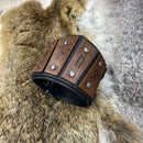 Runic Wristband Leather Bracelet