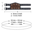 Runic Wristband Leather Bracelet