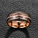 Frigg's Rope Tungsten and Deer's Antler Ring