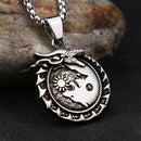 Skoll and Hati, Sons of Fenrir Stainless Steel Necklace
