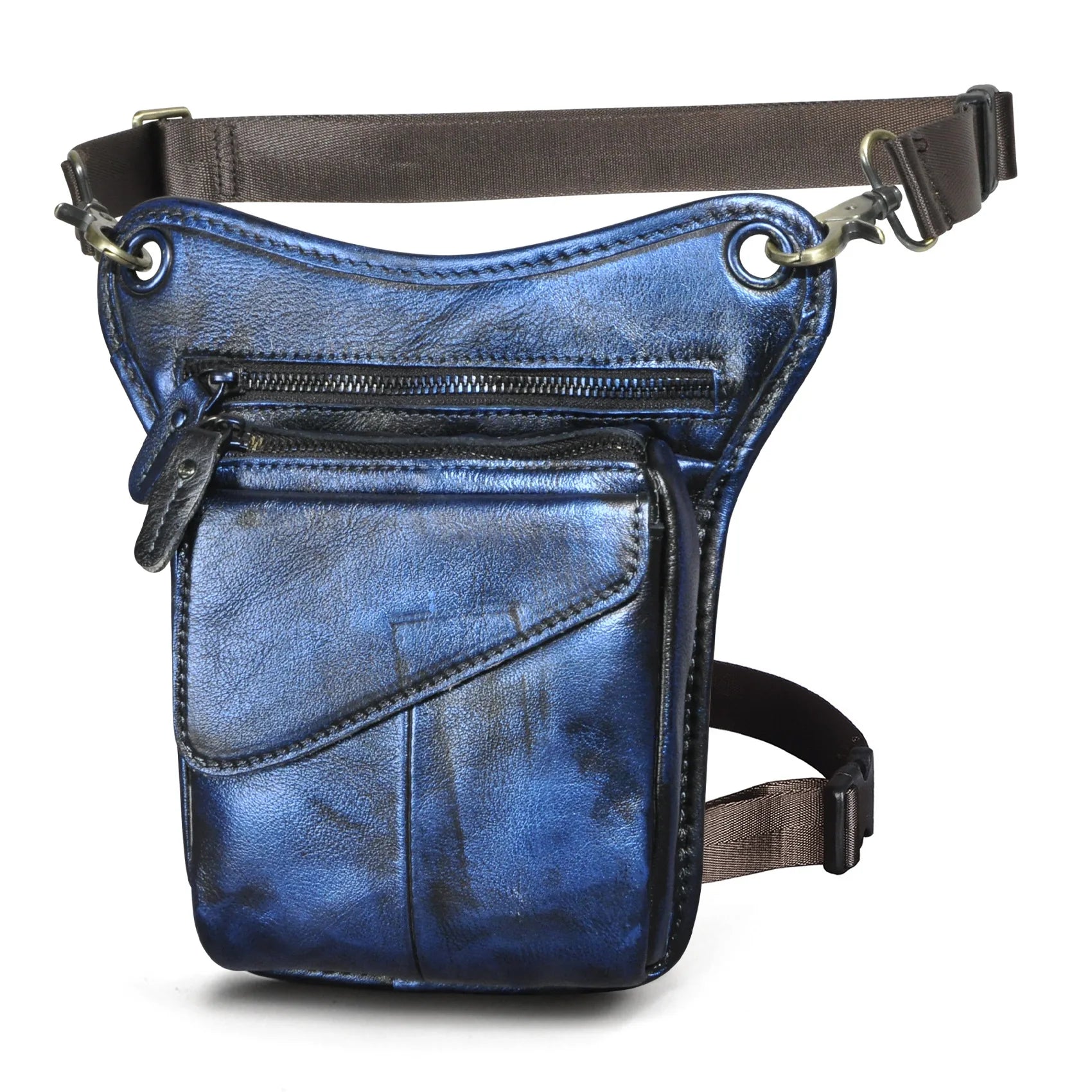 Viking Loot Leather Leg Bag