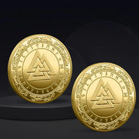 Valknut Viking Coins in Steel