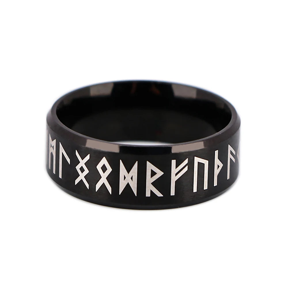 Viking Rune Ring - Stainless Steel
