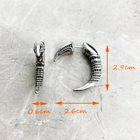 Nidhogg  Talon  Handmade 925 Sterling Silver Earrings