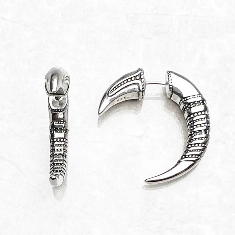Nidhogg  Talon  Handmade 925 Sterling Silver Earrings