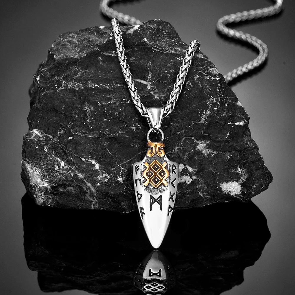 Odin's Spear Gungnir Steel Necklace