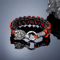 Odin Wolves Paracord Bracelet