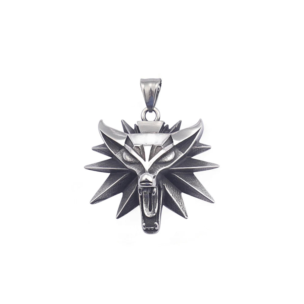The Witcher Viking Wolf Necklace