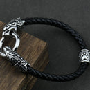 Freya Cat with Runes Steel Bracelet