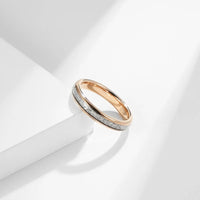 Golden Thor Thunderbolt Tungsten Carbide Ring with Meteorite Inlay