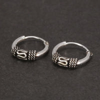 Oseberg Knot 925 Sterling Silver Earrings
