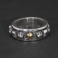 The Ring of Skulls 925 Sterling Silver