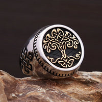 Tree of Life Yggdrasil Stainless Steel Ring
