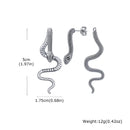 Jormungandr the Midgard Serpent Steel Earrings