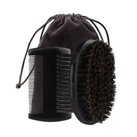 Viking Boar Bristle Brush and Wooden Comb