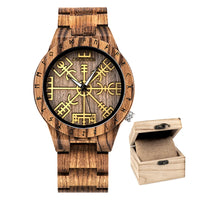 Viking Vintage Wooden Watch