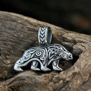 Berserker Bear Steel Necklace