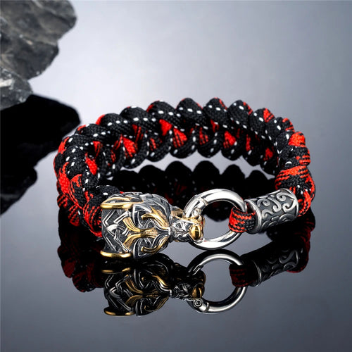 Odin Wolves Paracord Bracelet