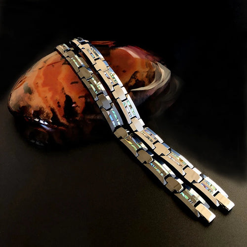 Bifrost the Bridge to Valhalla Tungsten Carbide Magnetic Bracelet