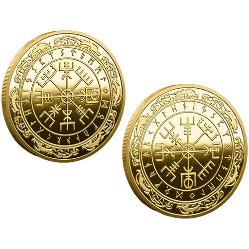 Valknut Viking Coins in Steel