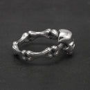 Fearsome Draugr 925 Sterling Silver Resizable Ring