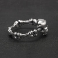 Fearsome Draugr 925 Sterling Silver Resizable Ring