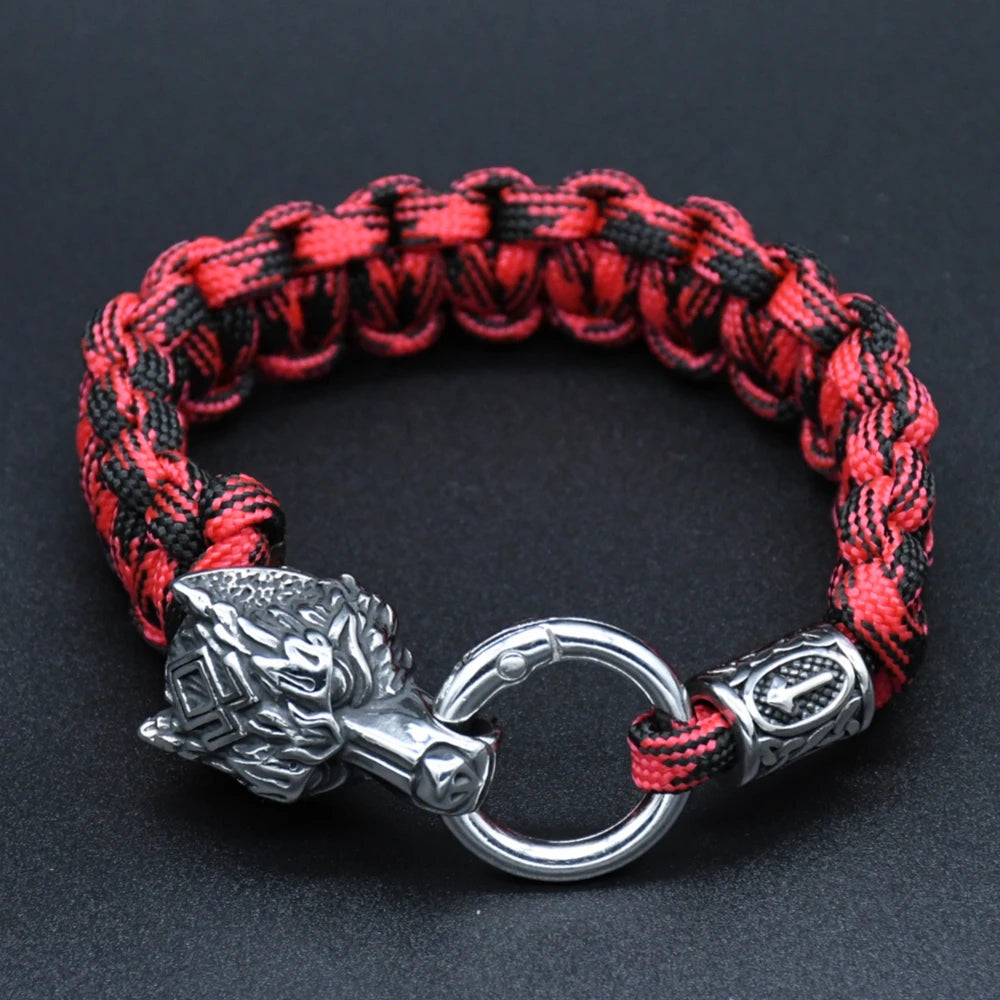 Odin Wolves Paracord Bracelet