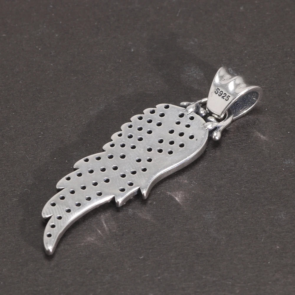 Valkyrie Wings 925 Sterling Silver Necklace Pendant