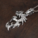 The Sea Serpent Jormungandr 925 Silver Necklace