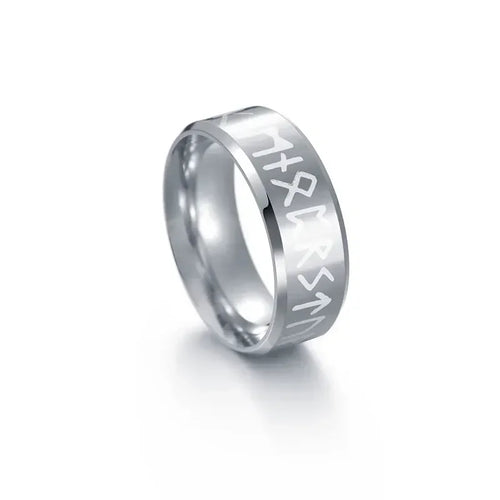 Bague Viking Rune - Acier Inoxydable