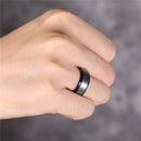 Waves of Njord Tungsten Carbide Ring