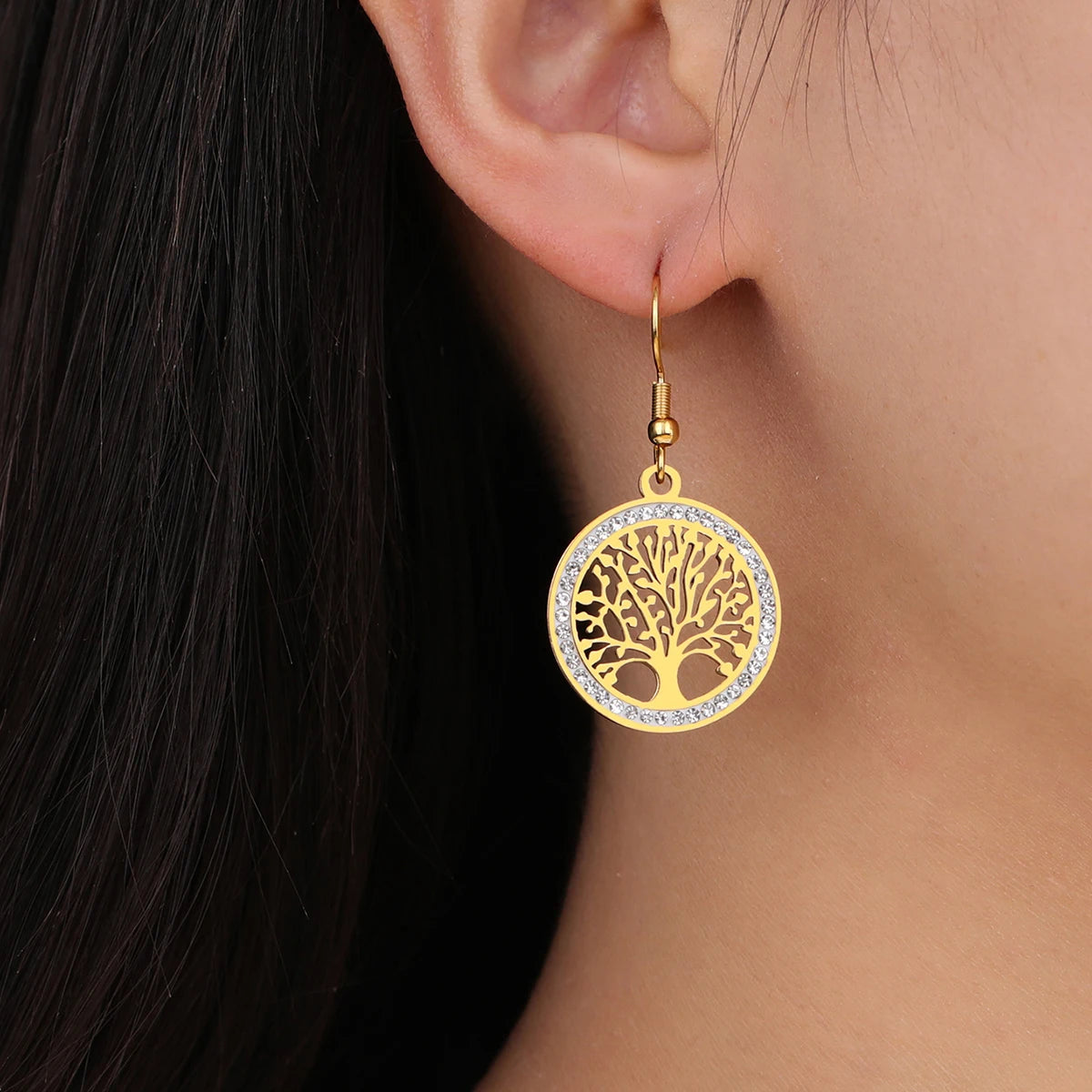 Yggdrasil the Tree of Life Drop Earrings