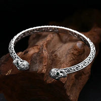 Hel The Goddess of Death Arm Ring in 925 Sterling Silver