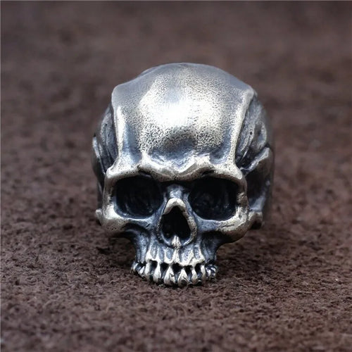 Bound to Hel  925 Sterling Silver Skull Ring