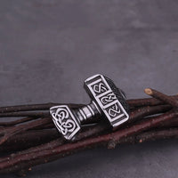 Mighty Mjolnir Necklace in Stainless Steel