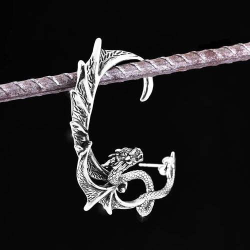 Dragon Wings Stainless Steel Earring