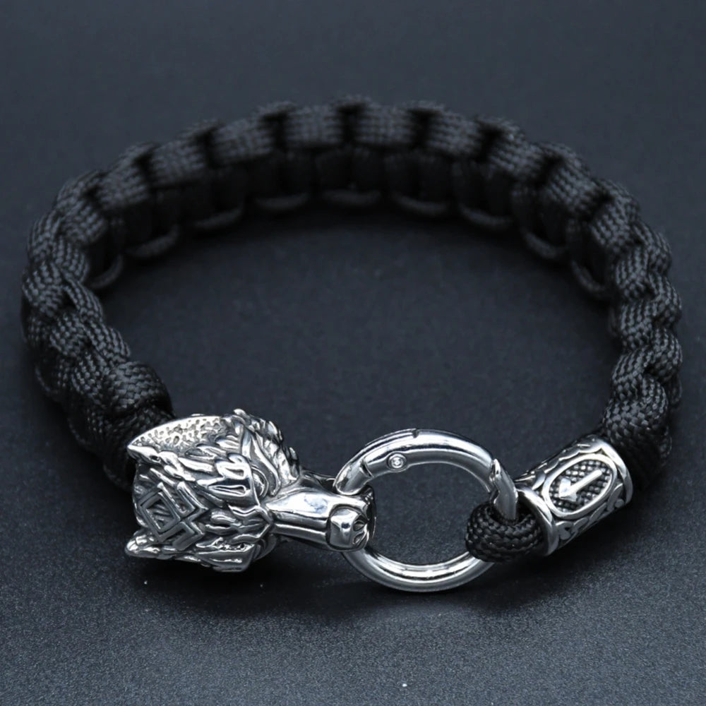 Odin Wolves Paracord Bracelet