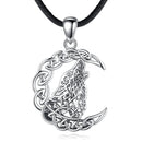 Fenrir Wolf Norse Knot 925 Silver Pendant