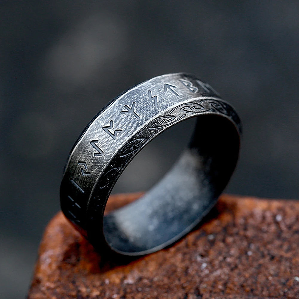 Fenrir Rune Ring - Stainless Steel