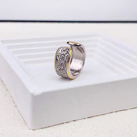 Freyja's Garden 925 Sterling Silver Adjustable Ring